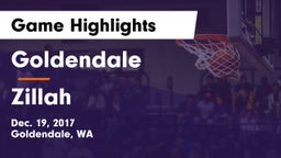 Goldendale  vs Zillah  Game Highlights - Dec. 19, 2017