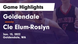 Goldendale  vs Cle Elum-Roslyn  Game Highlights - Jan. 15, 2022