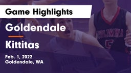 Goldendale  vs Kittitas Game Highlights - Feb. 1, 2022
