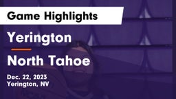 Yerington  vs North Tahoe Game Highlights - Dec. 22, 2023