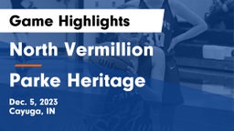 North Vermillion  vs Parke Heritage  Game Highlights - Dec. 5, 2023