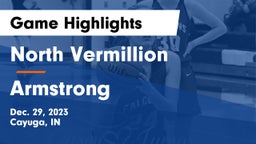North Vermillion  vs Armstrong Game Highlights - Dec. 29, 2023