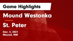 Mound Westonka  vs St. Peter  Game Highlights - Dec. 3, 2021