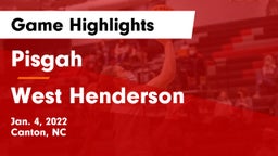 Pisgah  vs West Henderson  Game Highlights - Jan. 4, 2022