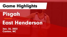 Pisgah  vs East Henderson  Game Highlights - Jan. 26, 2022