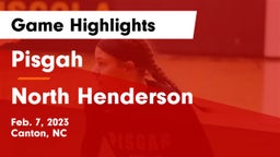 Pisgah  vs North Henderson Game Highlights - Feb. 7, 2023