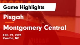 Pisgah  vs Montgomery Central  Game Highlights - Feb. 21, 2023