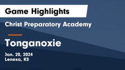 Christ Preparatory Academy vs Tonganoxie  Game Highlights - Jan. 20, 2024