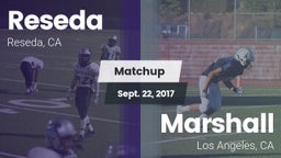 Matchup: Reseda  vs. Marshall  2017