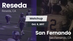 Matchup: Reseda  vs. San Fernando  2017