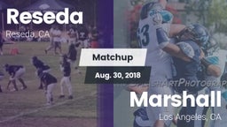 Matchup: Reseda  vs. Marshall  2018