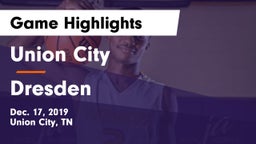 Union City  vs Dresden  Game Highlights - Dec. 17, 2019