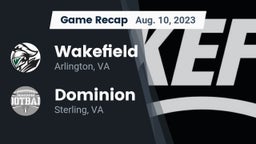 Recap: Wakefield  vs. Dominion  2023