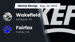 Recap: Wakefield  vs. Fairfax  2023