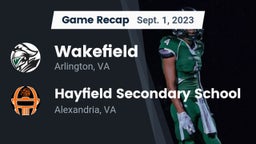 Recap: Wakefield  vs. Hayfield Secondary School 2023