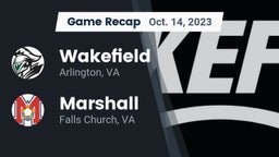 Recap: Wakefield  vs. Marshall  2023