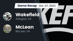 Recap: Wakefield  vs. McLean  2023
