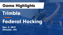 Trimble  vs Federal Hocking  Game Highlights - Dec. 5, 2019