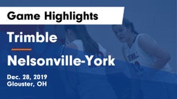 Trimble  vs Nelsonville-York  Game Highlights - Dec. 28, 2019