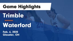 Trimble  vs Waterford  Game Highlights - Feb. 6, 2020