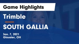 Trimble  vs SOUTH GALLIA  Game Highlights - Jan. 7, 2021