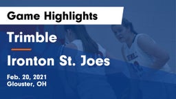 Trimble  vs Ironton St. Joes Game Highlights - Feb. 20, 2021