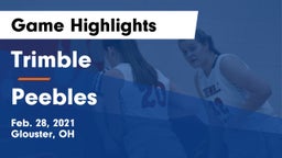 Trimble  vs Peebles  Game Highlights - Feb. 28, 2021