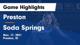 Preston  vs Soda Springs  Game Highlights - Nov. 17, 2021
