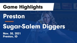 Preston  vs Sugar-Salem Diggers Game Highlights - Nov. 30, 2021