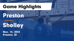 Preston  vs Shelley  Game Highlights - Nov. 14, 2023