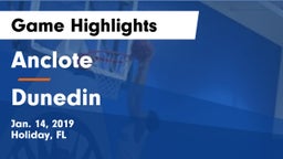 Anclote  vs Dunedin  Game Highlights - Jan. 14, 2019