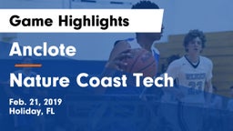 Anclote  vs Nature Coast Tech  Game Highlights - Feb. 21, 2019