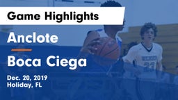 Anclote  vs Boca Ciega Game Highlights - Dec. 20, 2019