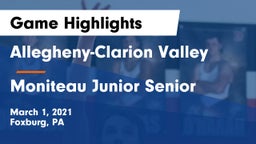 Allegheny-Clarion Valley  vs Moniteau Junior Senior  Game Highlights - March 1, 2021