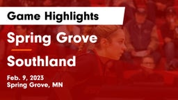 Spring Grove  vs Southland  Game Highlights - Feb. 9, 2023