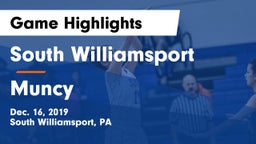 South Williamsport  vs Muncy  Game Highlights - Dec. 16, 2019
