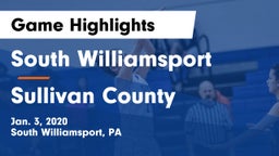 South Williamsport  vs Sullivan County  Game Highlights - Jan. 3, 2020