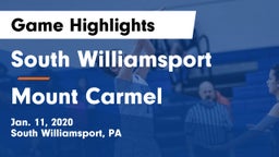 South Williamsport  vs Mount Carmel Game Highlights - Jan. 11, 2020