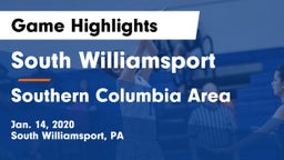 South Williamsport  vs Southern Columbia Area  Game Highlights - Jan. 14, 2020