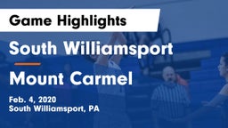 South Williamsport  vs Mount Carmel Game Highlights - Feb. 4, 2020