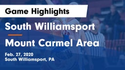 South Williamsport  vs Mount Carmel Area  Game Highlights - Feb. 27, 2020