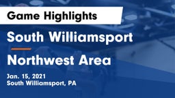 South Williamsport  vs Northwest Area  Game Highlights - Jan. 15, 2021