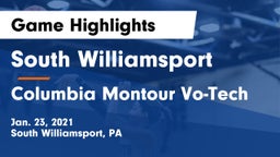 South Williamsport  vs Columbia Montour Vo-Tech Game Highlights - Jan. 23, 2021