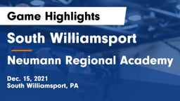 South Williamsport  vs Neumann Regional Academy Game Highlights - Dec. 15, 2021