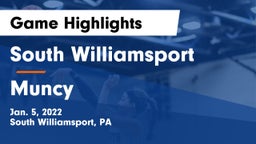 South Williamsport  vs Muncy  Game Highlights - Jan. 5, 2022