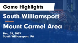 South Williamsport  vs Mount Carmel Area  Game Highlights - Dec. 28, 2023