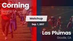 Matchup: Corning  vs. Las Plumas  2017