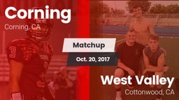 Matchup: Corning  vs. West Valley  2017