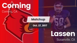 Matchup: Corning  vs. Lassen  2017