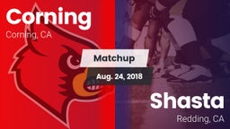 Matchup: Corning  vs. Shasta  2018